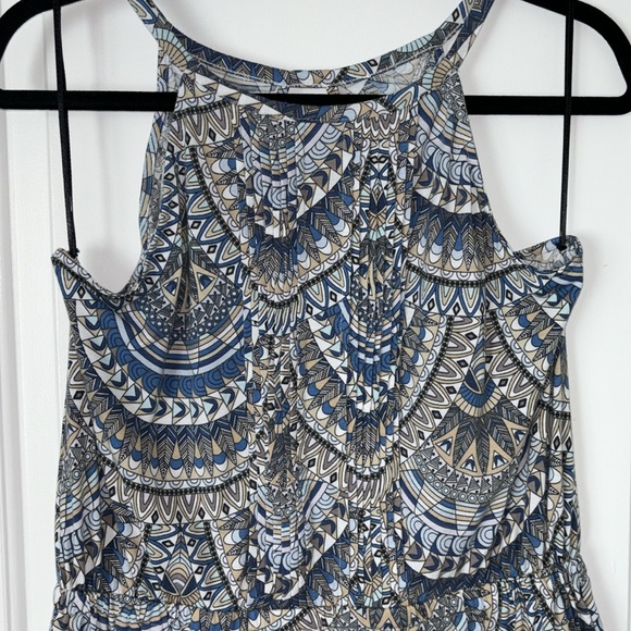 Aventura Celia halter sleeveless dress organic eco mosaic L - Picture 4 of 14